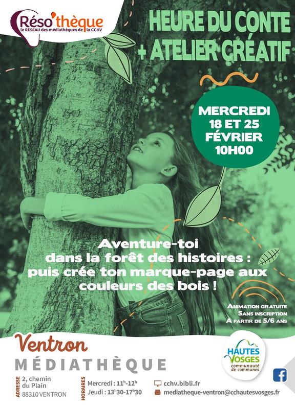 Heure du conte et atelier créatif