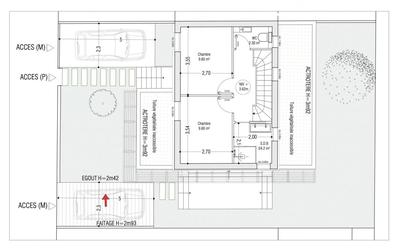 Pavillon - 60 m² - 3 pièces