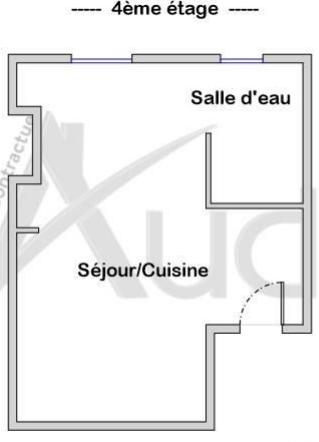 Appartement - 16 m² - 1 pièce