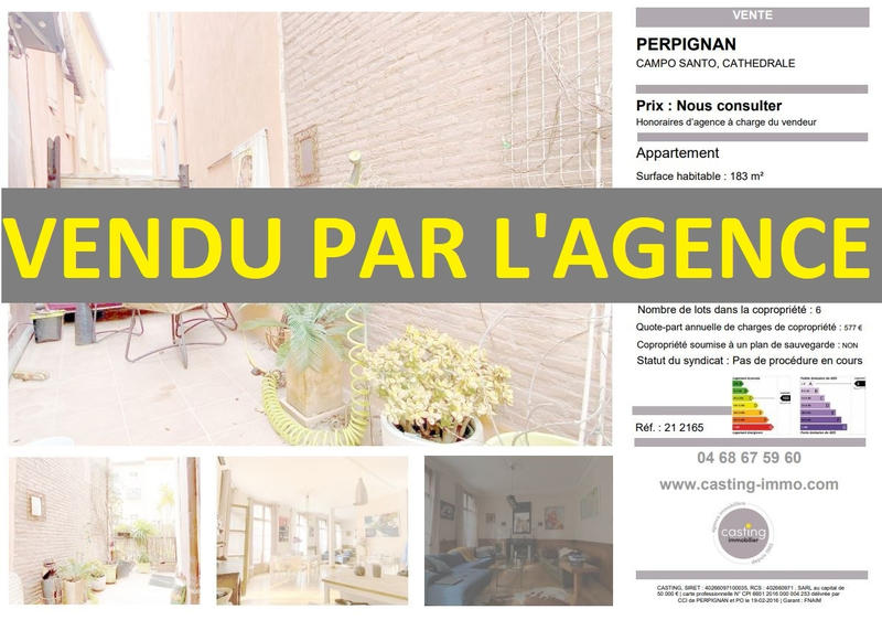 Appartement - 185 m² - 5 pièces