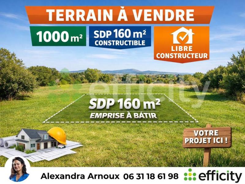 Terrain - 1 060 m²