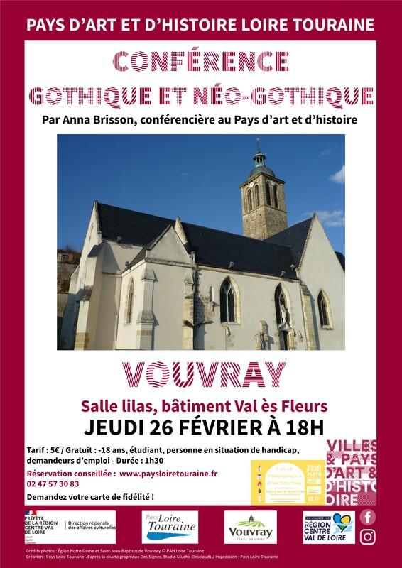 Conférence à Vouvray - Gothique et néo-gothique