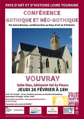 Conférence à Vouvray - Gothique et néo-gothique