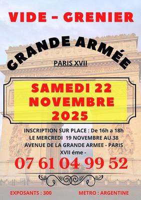Vide grenier grande armée
