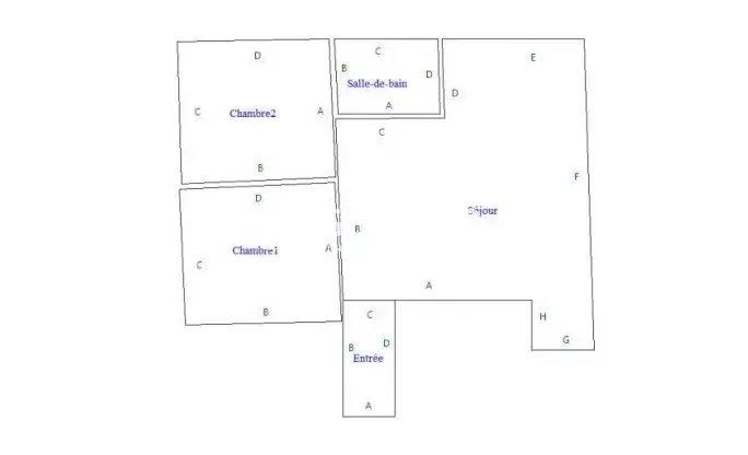 Appartement - 43 m² - 3 pièces