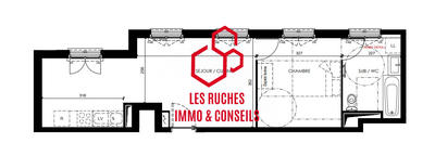 Appartement - 43 m² - 2 pièces