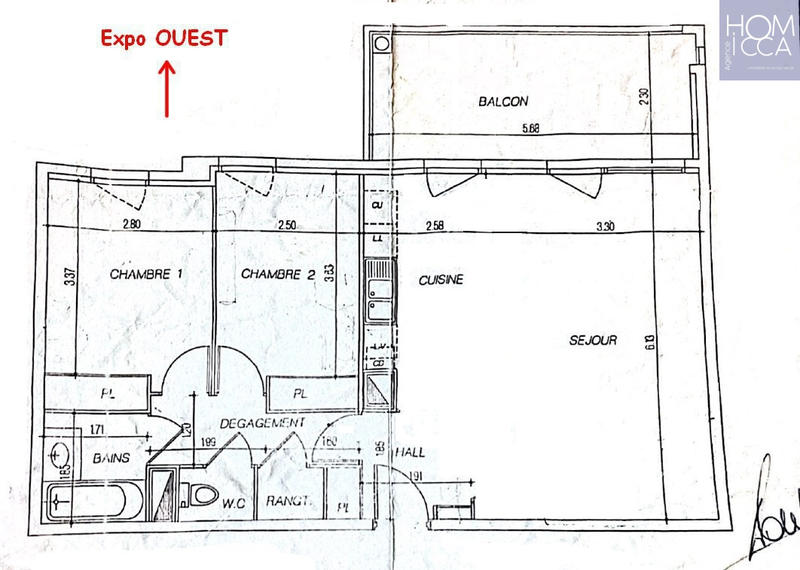 Appartement - 66 m² - 3 pièces