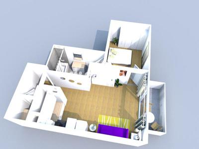 Appartement - 48 m² - 2 pièces