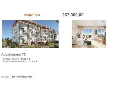 Appartement - 65 m² - 3 pièces