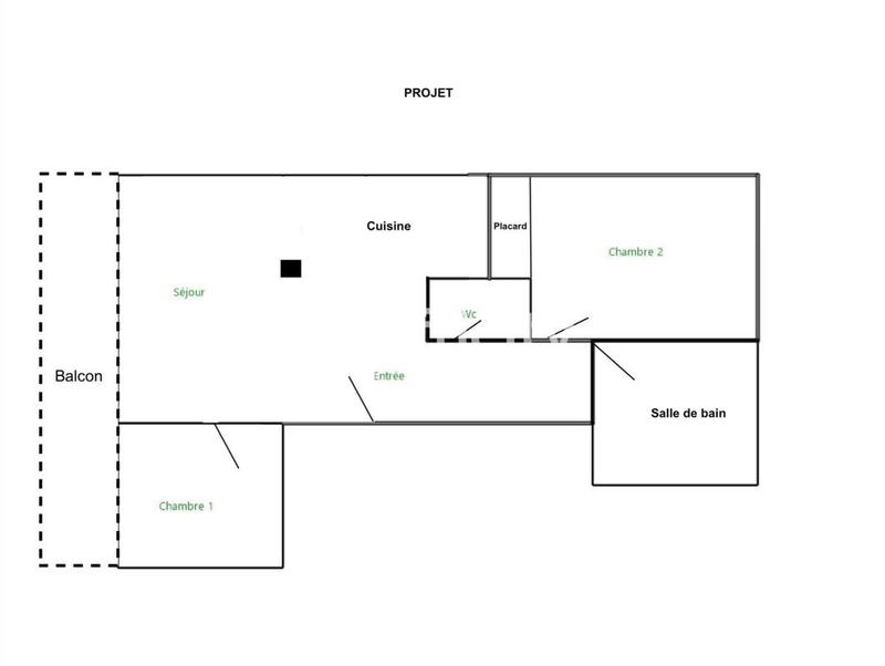 Appartement - 68 m² - 3 pièces