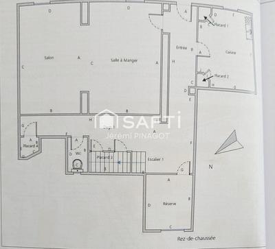 Maison de ville - 145 m² - 5 pièces