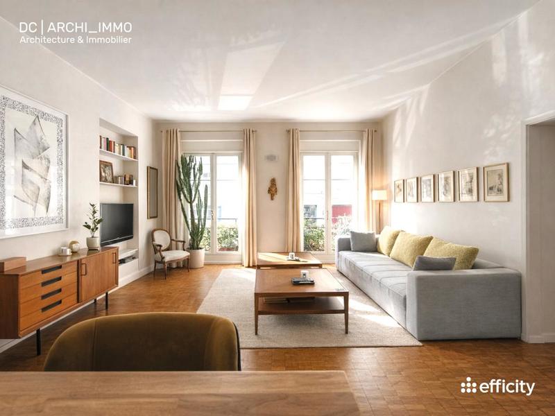 Appartement - 90 m² - 5 pièces