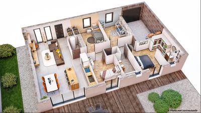 Maison - 105 m² - 6 pièces