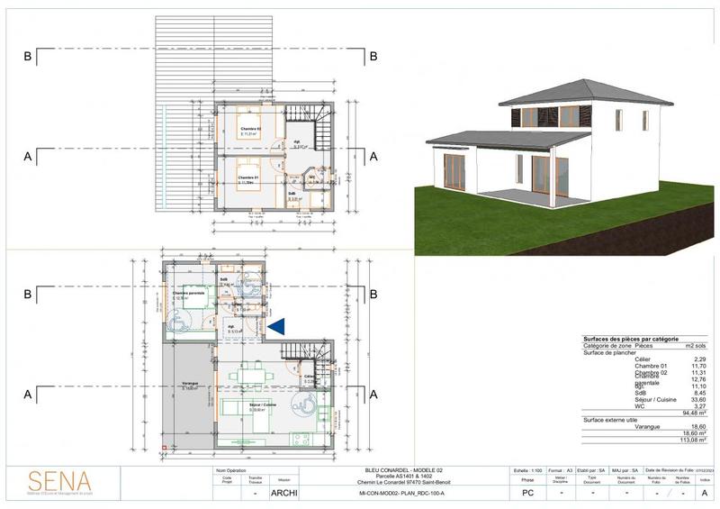 Villa - 94 m² - 4 pièces