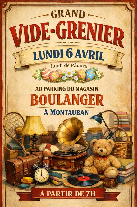 Grand vide grenier de pâques