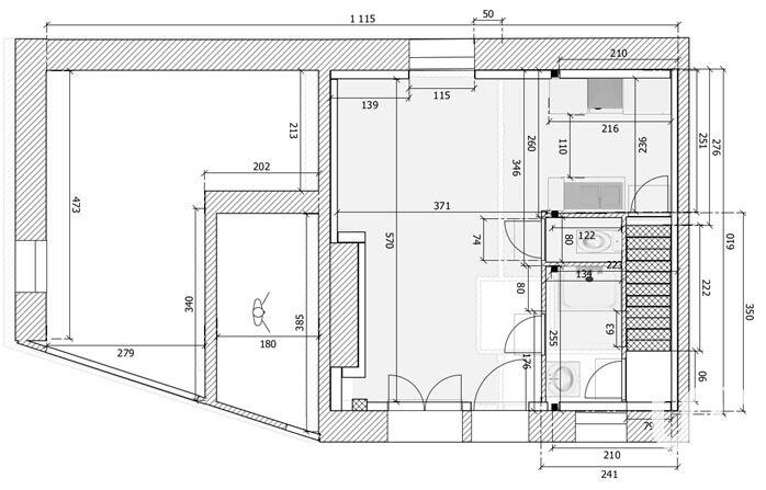 Maison de ville - 72 m² - 3 pièces
