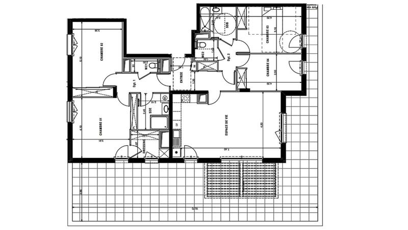 Appartement - 124 m² - 5 pièces