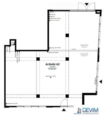 Local commercial - 160 m²