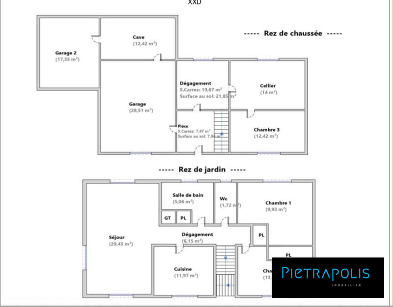 Maison traditionnelle - 90 m² - 4 pièces