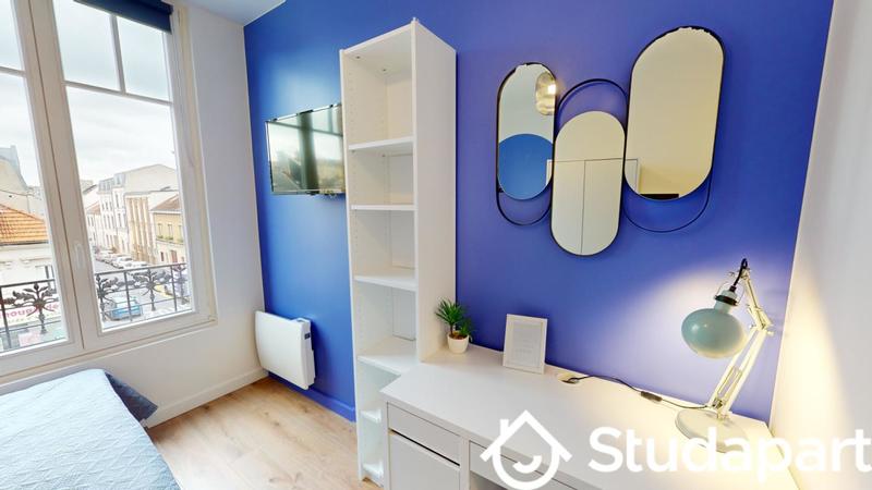 Chambre - 11 m² - 1 pièce