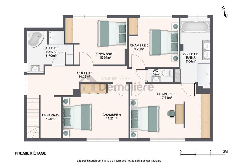 Maison - 133 m² - 6 pièces