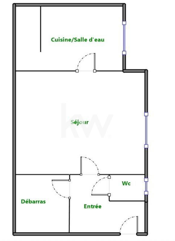 Appartement - 26 m² - 1 pièce