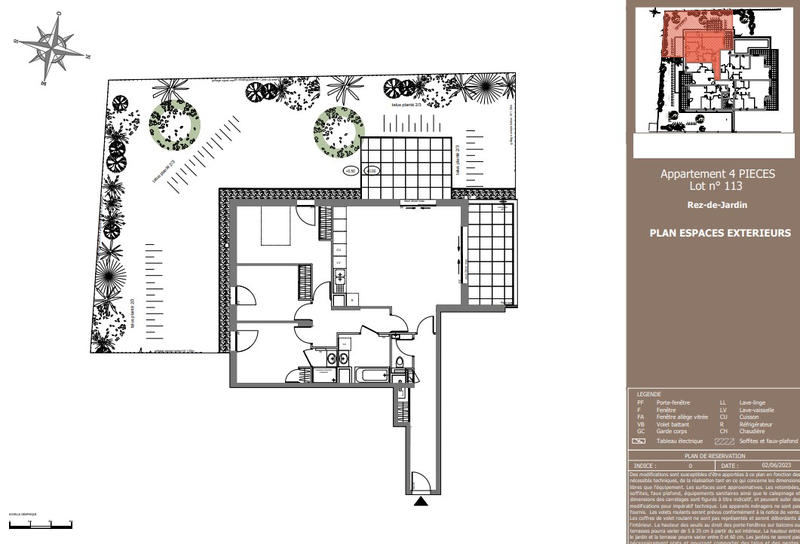 Appartement - 92 m² - 4 pièces