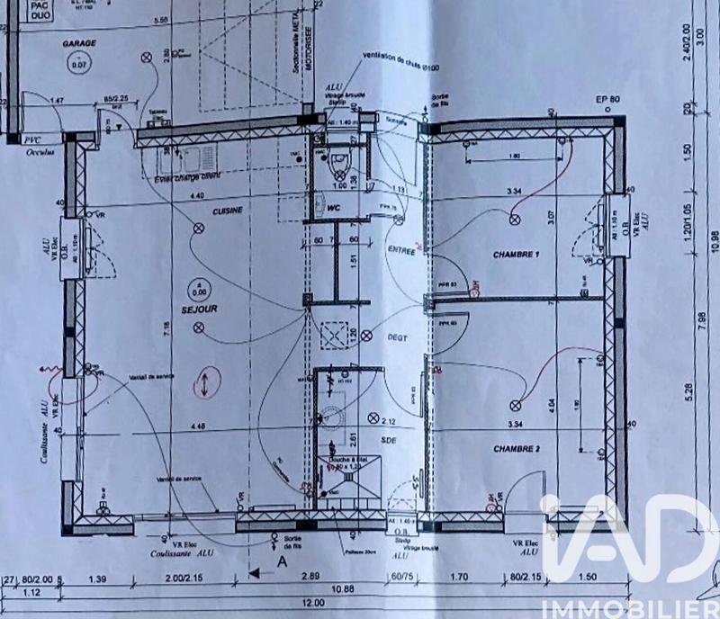 Maison - 70 m² - 3 pièces