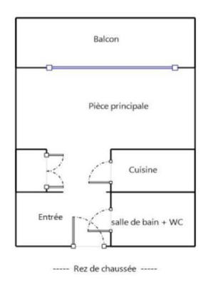 Appartement - 26 m² - 1 pièce