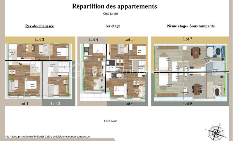 Appartement - 34 m² - 1 pièce
