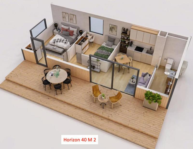 Maison - 15 m² - 1 pièce
