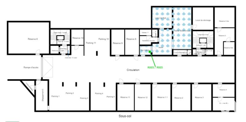 Local commercial - 3 073 m²