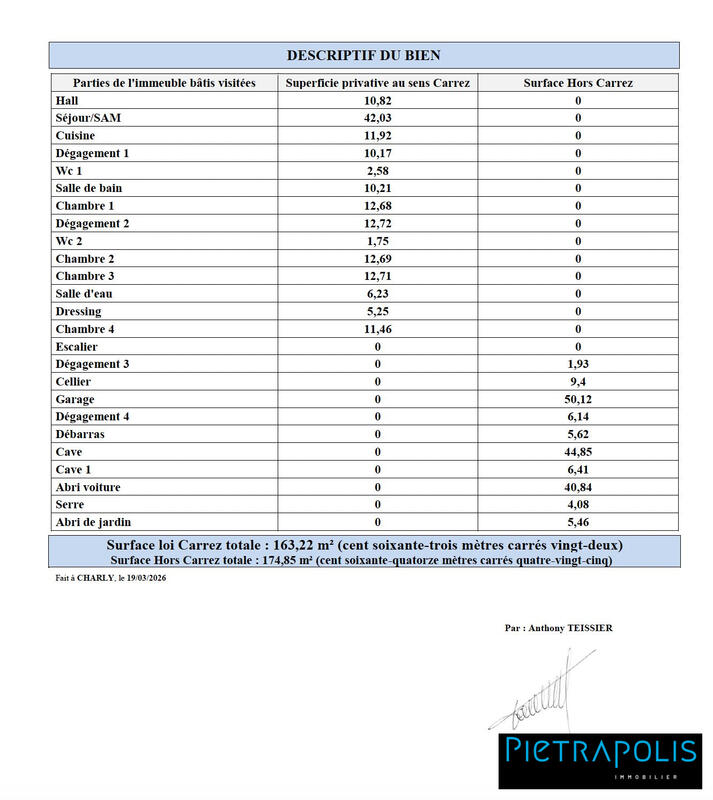 Maison - 165 m² - 6 pièces