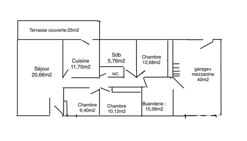 Maison - 97 m² - 4 pièces
