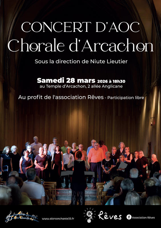Concert d'Aoc Chorale d'Arcachon