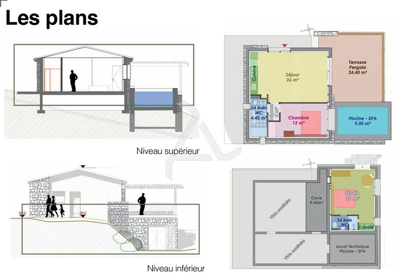 Villa - 63 m² - 3 pièces