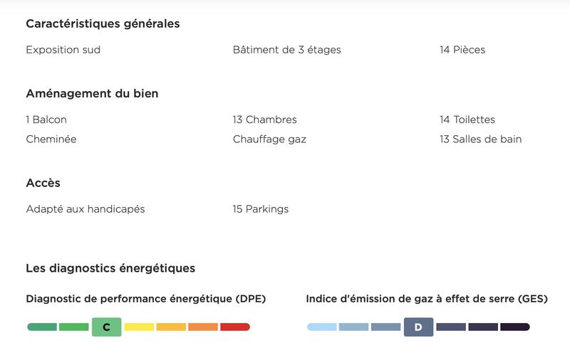 Immeuble - 950 m² - 20 pièces