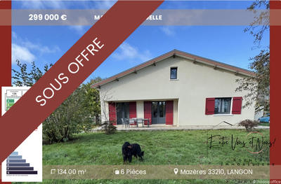 Maison traditionnelle - 134 m² - 6 pièces