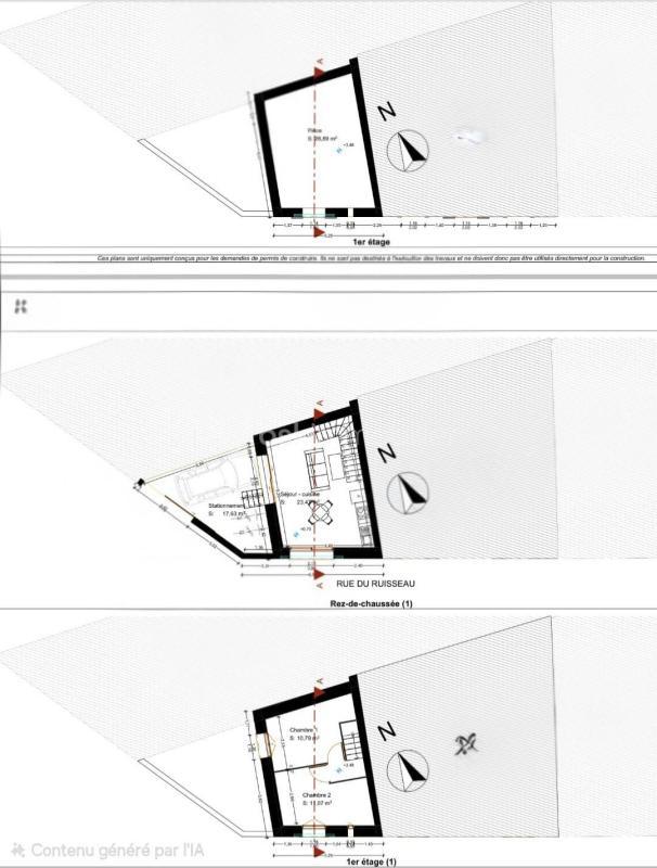 Grange - 50 m² - 3 pièces