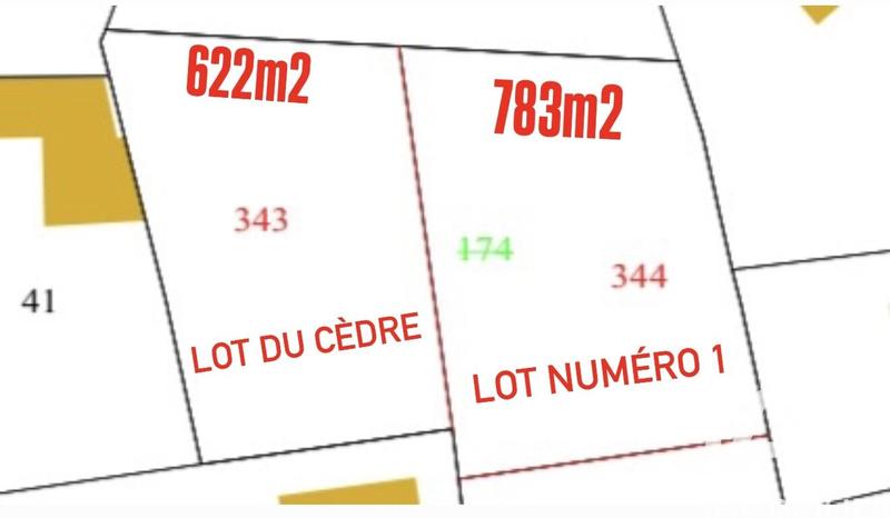 Terrain - 783 m²
