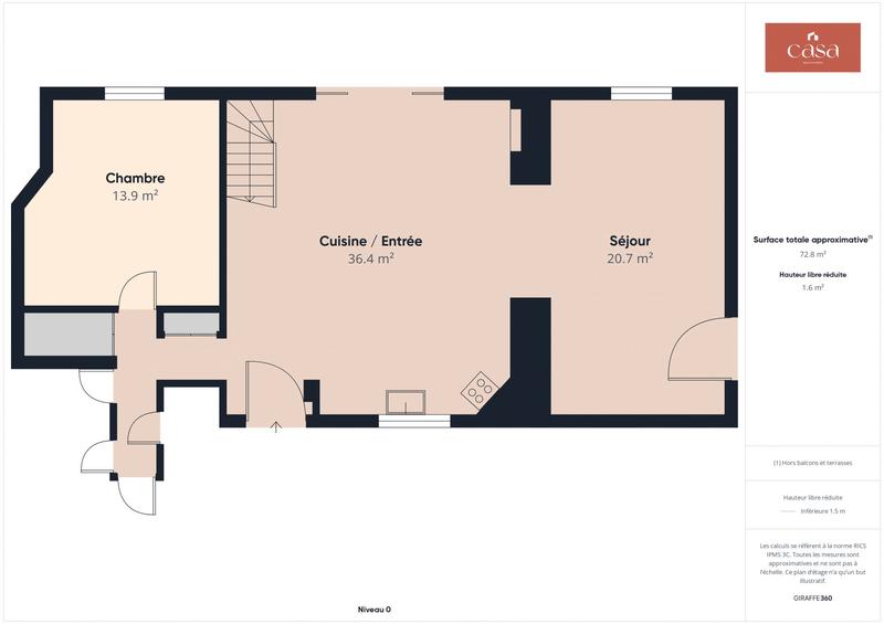 Maison ancienne - 129 m² - 7 pièces