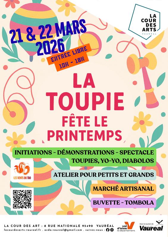 La Toupie fête le Printemps à la Cour des Arts de Vauréal – 21 &amp; 22 mars 2026