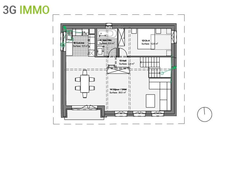 Maison - 132 m² - 5 pièces