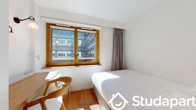 Chambre - 13 m² - 1 pièce