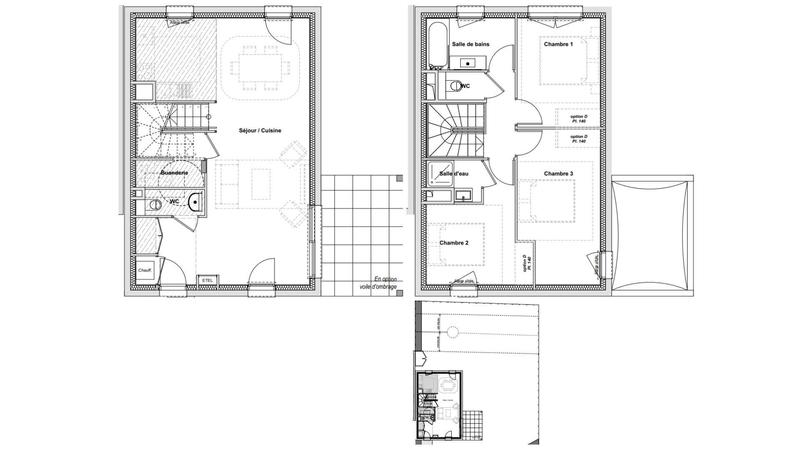 Maison - 90 m² - 4 pièces