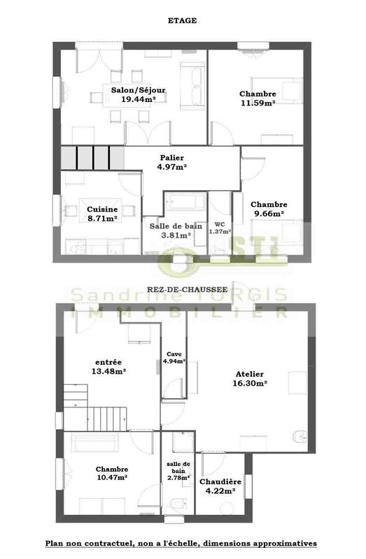 Maison - 84 m² - 4 pièces