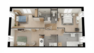 Maison - 91 m² - 4 pièces