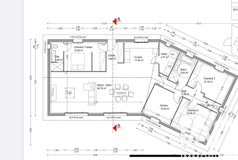 Maison - 131 m² - 5 pièces