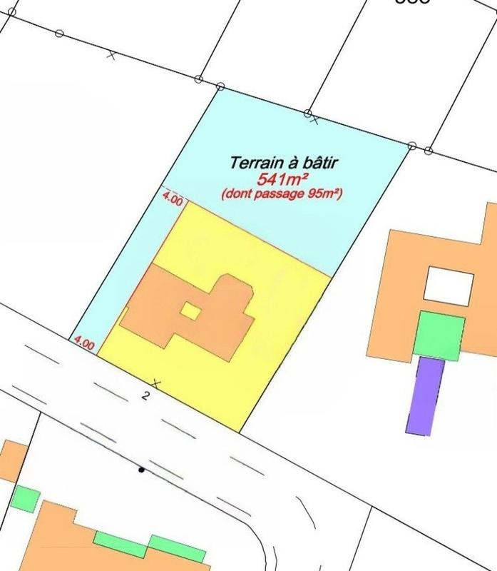Terrain - 545 m²