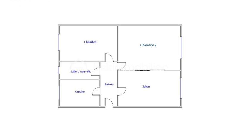 Appartement - 50 m² - 3 pièces